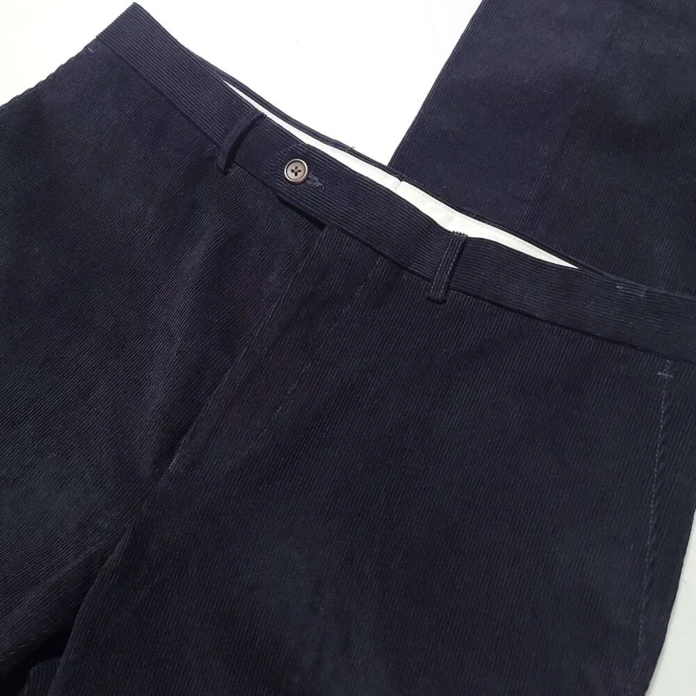Lauren Ralph Lauren Fine Wale Corduroy Pants Mens 33W x 32L Navy